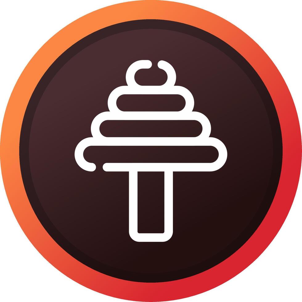 Edge Step Drill Creative Icon Design vector