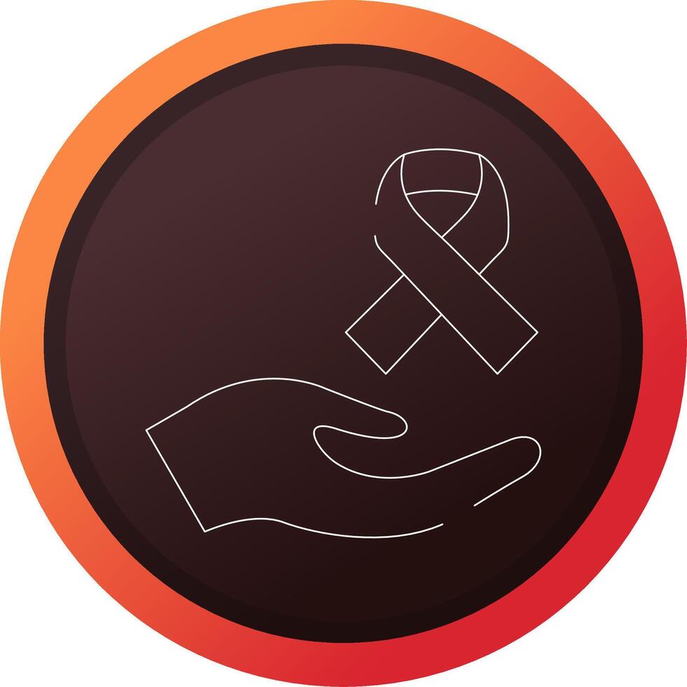 Cancer Diagnosis Creative Icon Design vector