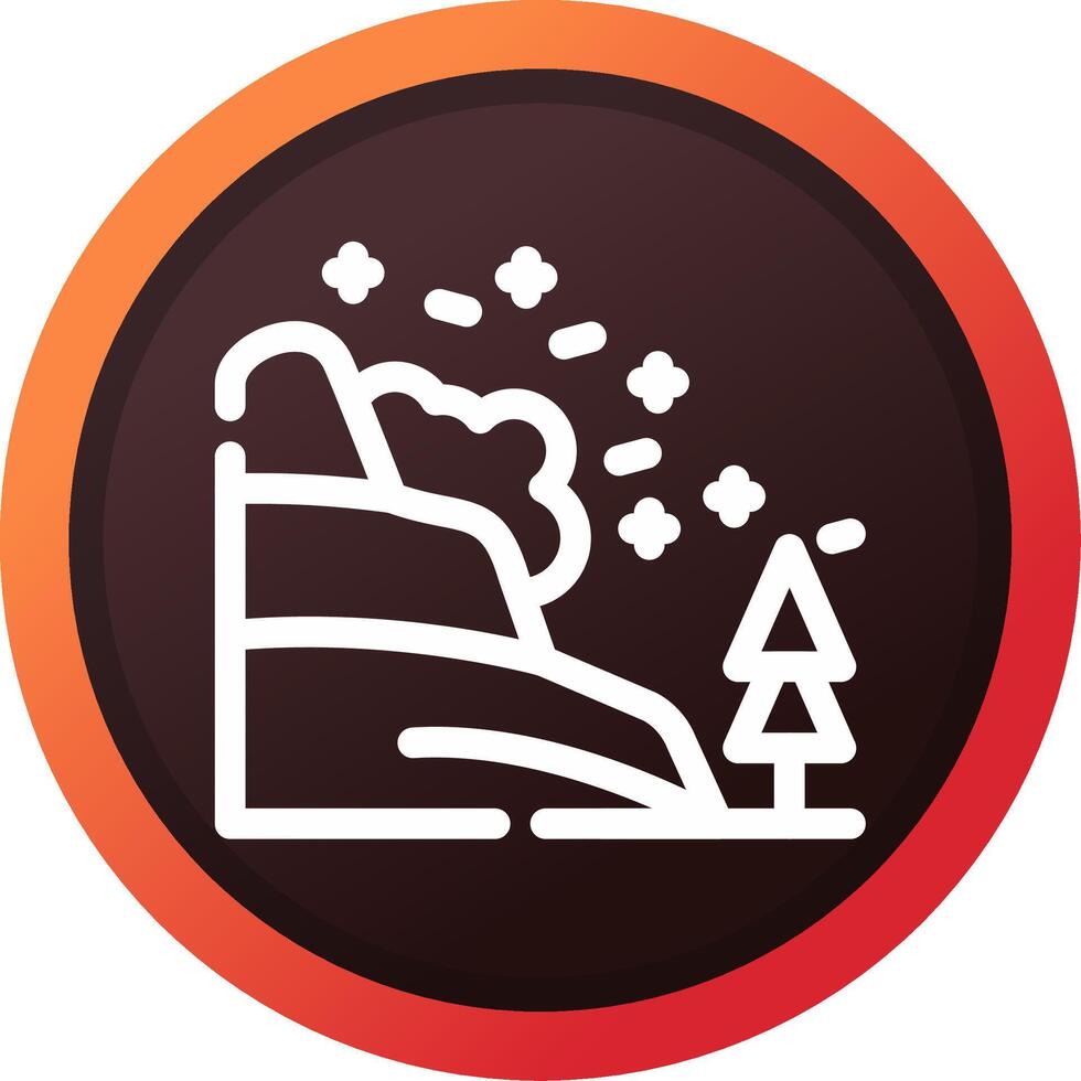 Avalanche Creative Icon Design vector