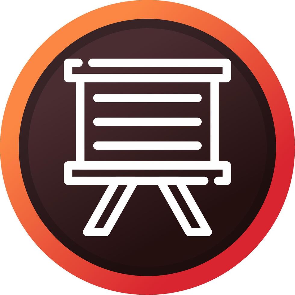 White Board Creative Icon Design vector