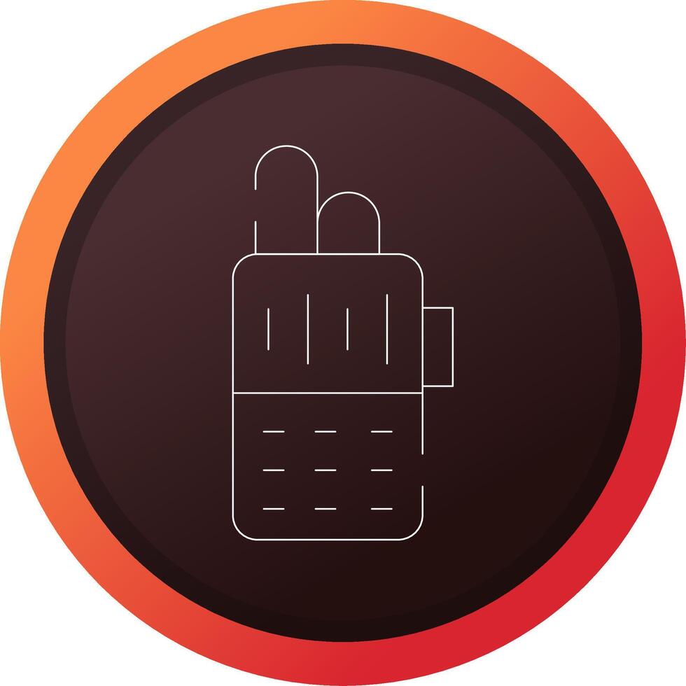 Walkie Talkie Creative Icon Design vector