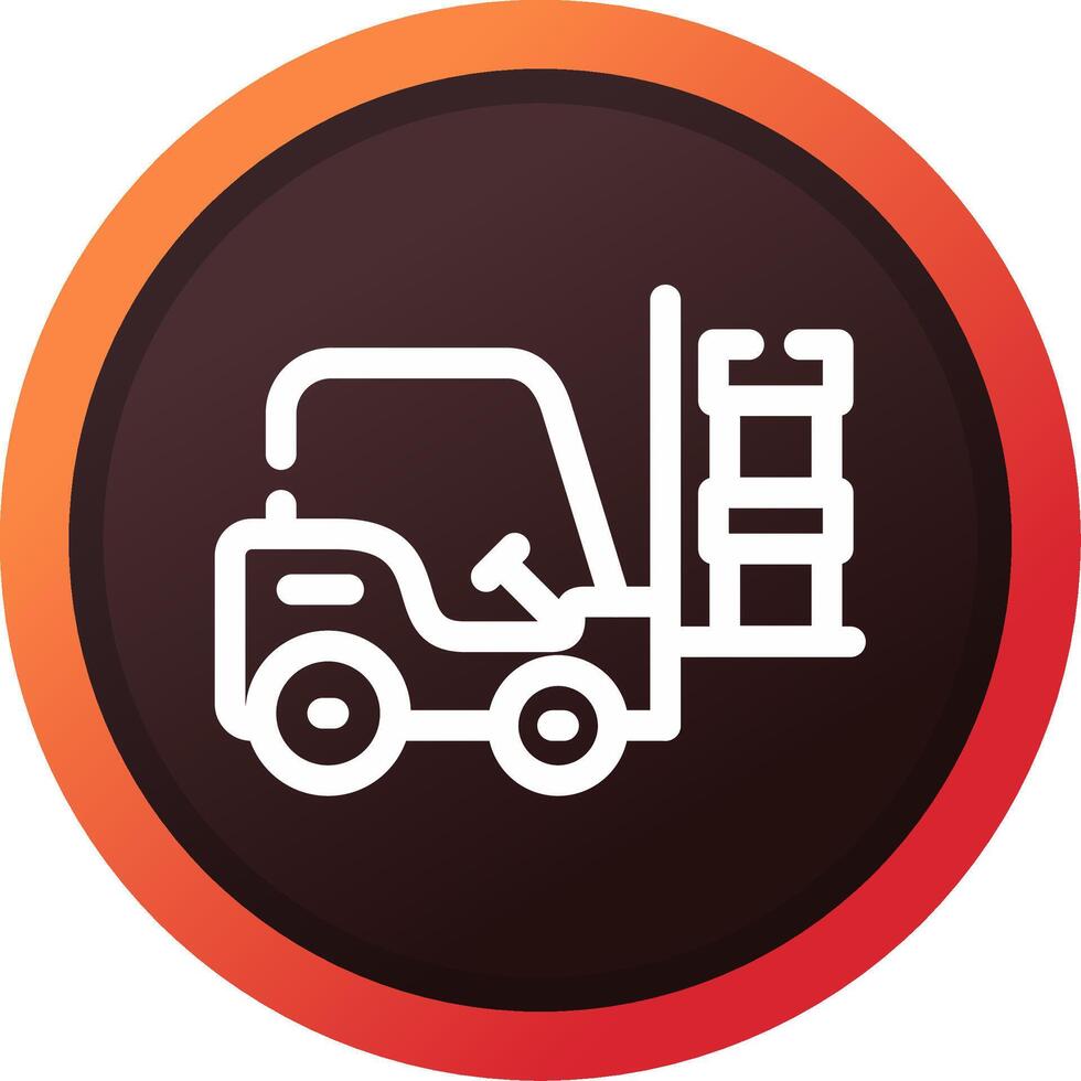 Forklift Creative Icon Design vector