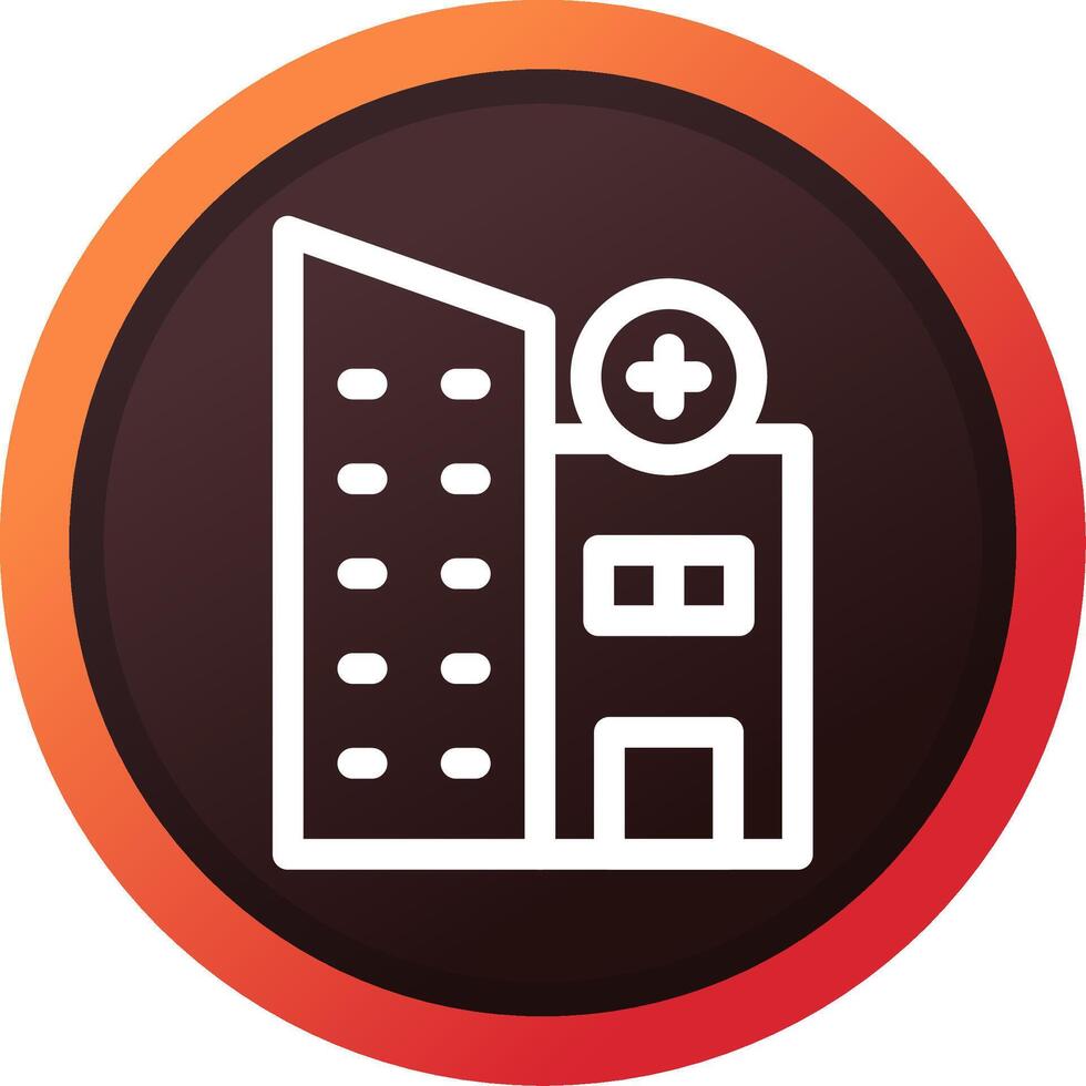 Hospital Property Creative Icon Design vector