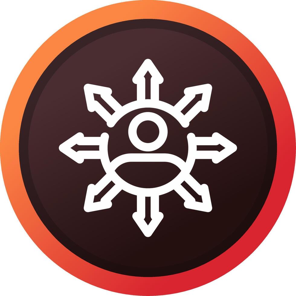 Influence Creative Icon Design vector