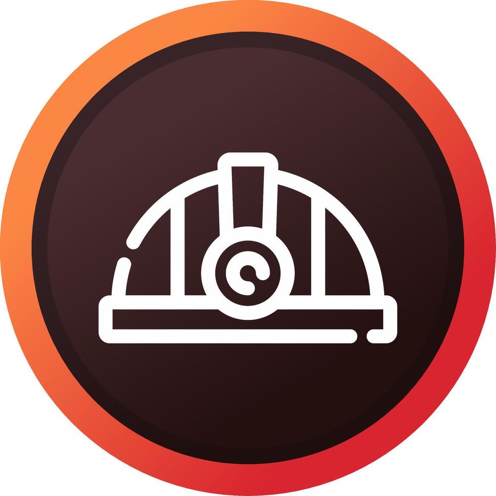 Helmet Creative Icon Design vector