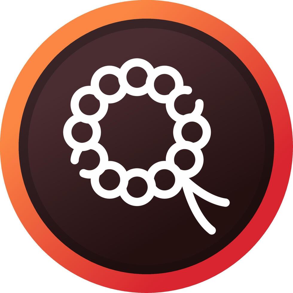 Rosary Creative Icon Design vector
