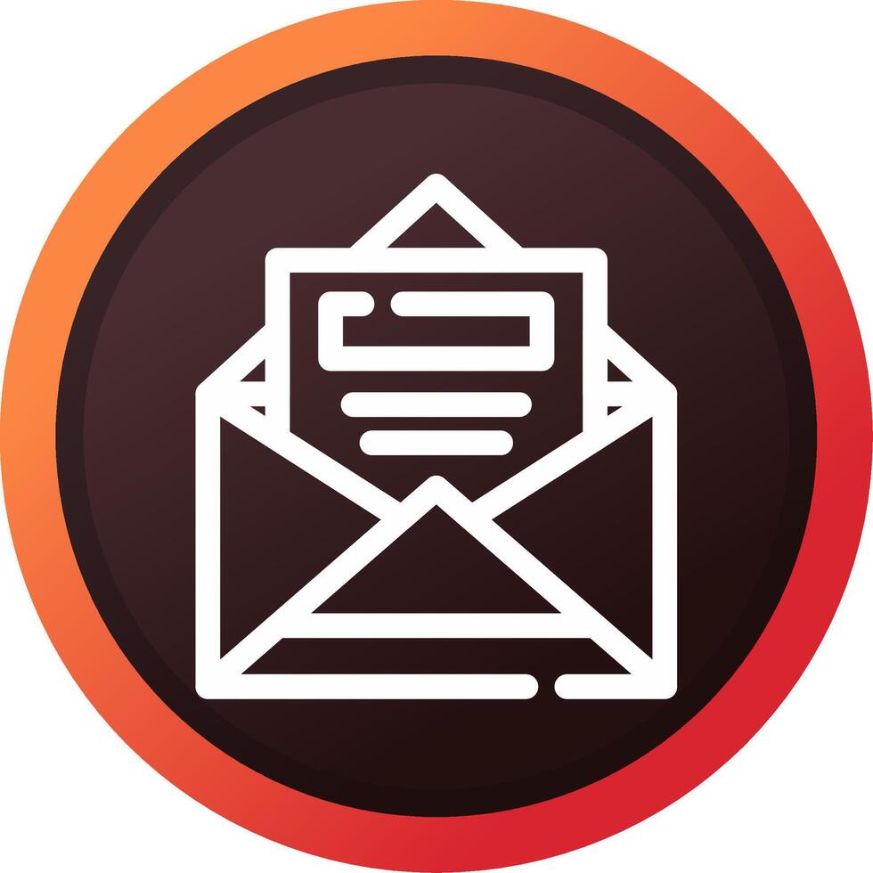 Open Email Creative Icon Design vector