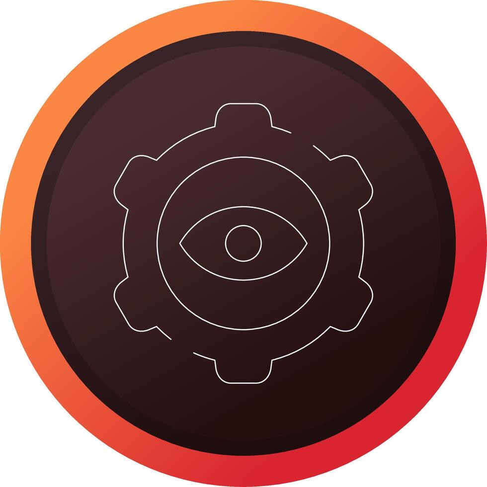 Eye Setting Creative Icon Design vector