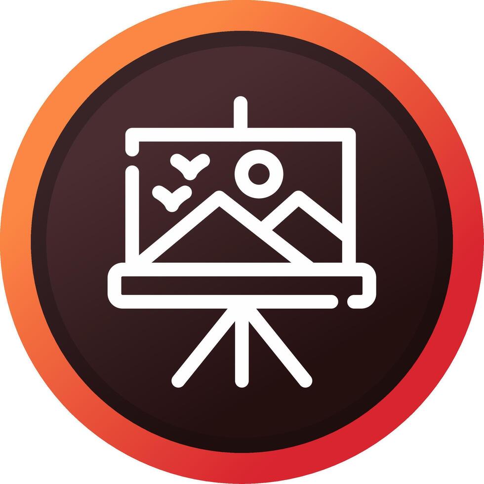 Canvas Creative Icon Design vector