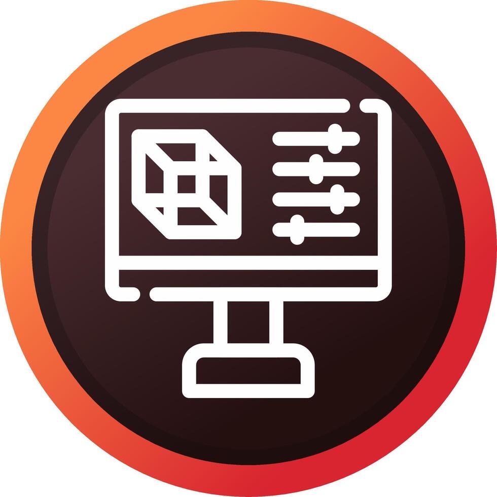 Simulation Creative Icon Design vector