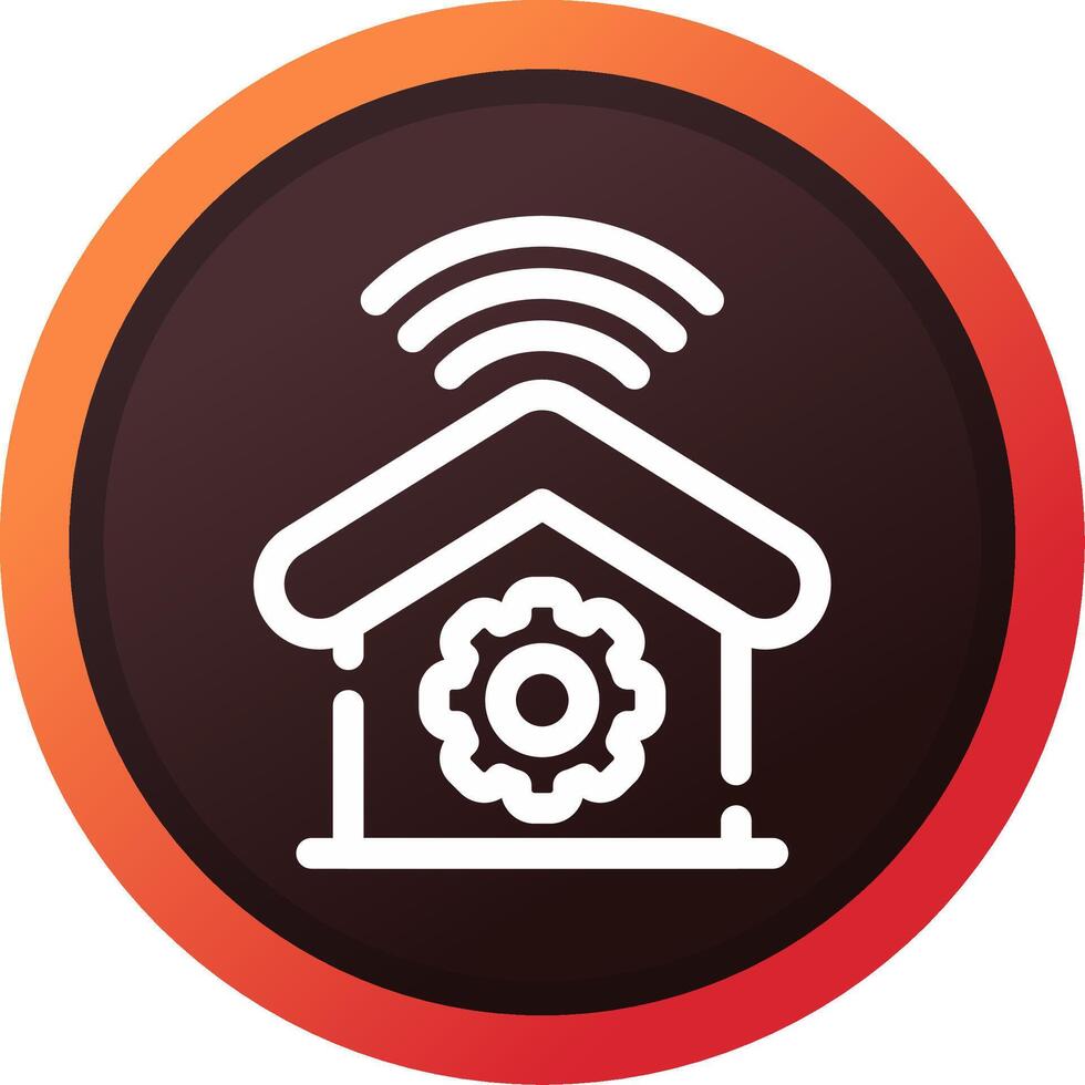 Home Automation Creative Icon Design vector