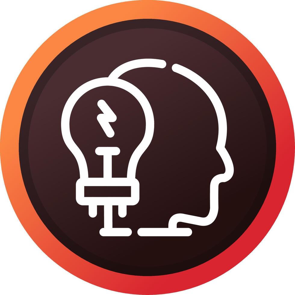 Brainstorm Creative Icon Design vector