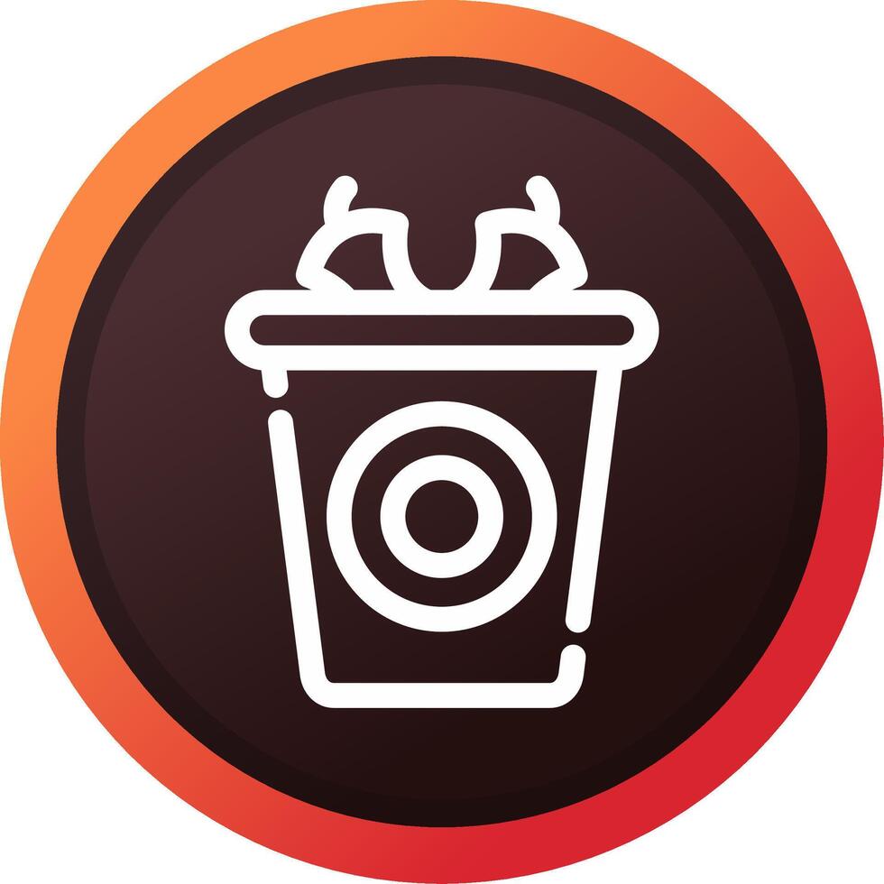 Waste Creative Icon Design vector