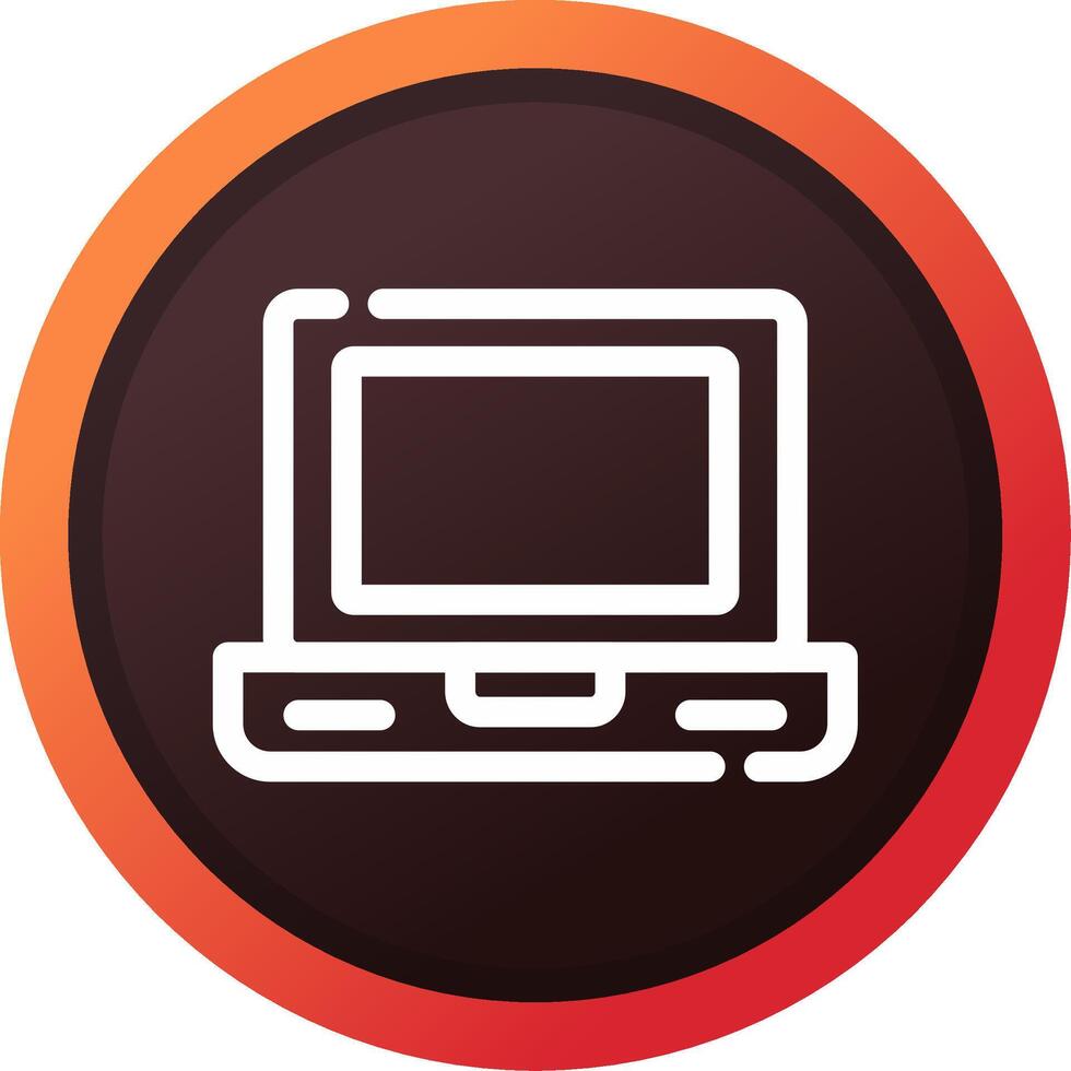Laptop Creative Icon Design vector