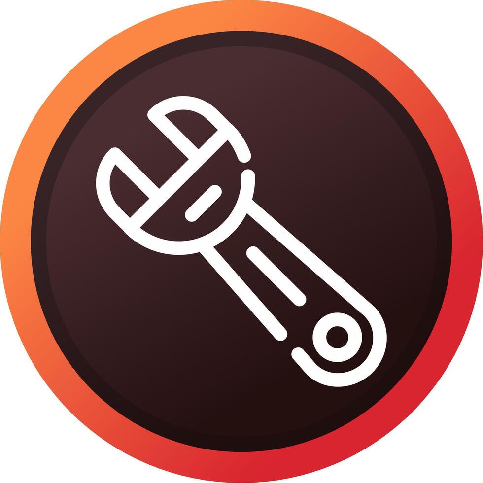 Wrench Creative Icon Design vector