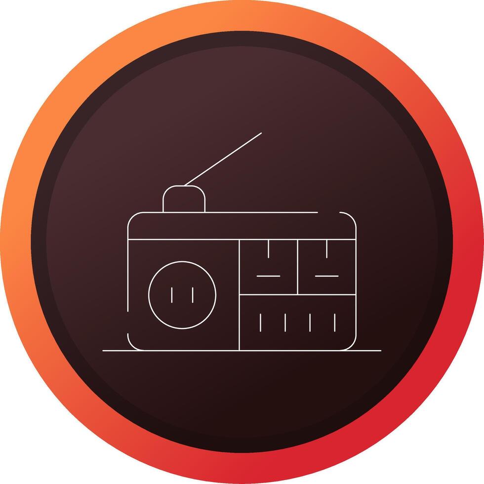 Analogue Media Creative Icon Design vector
