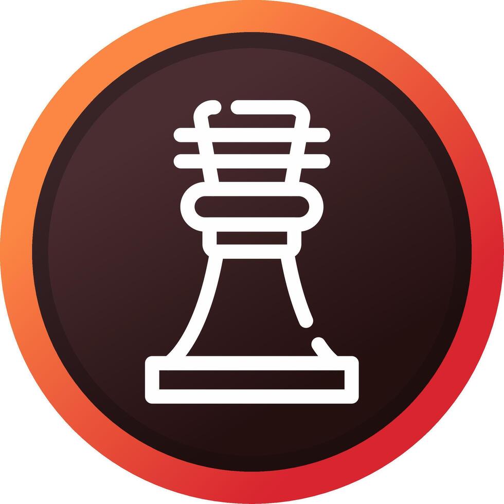 Chess Game Creative Icon Design vector