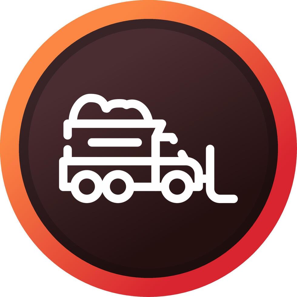 Snowplow Creative Icon Design vector