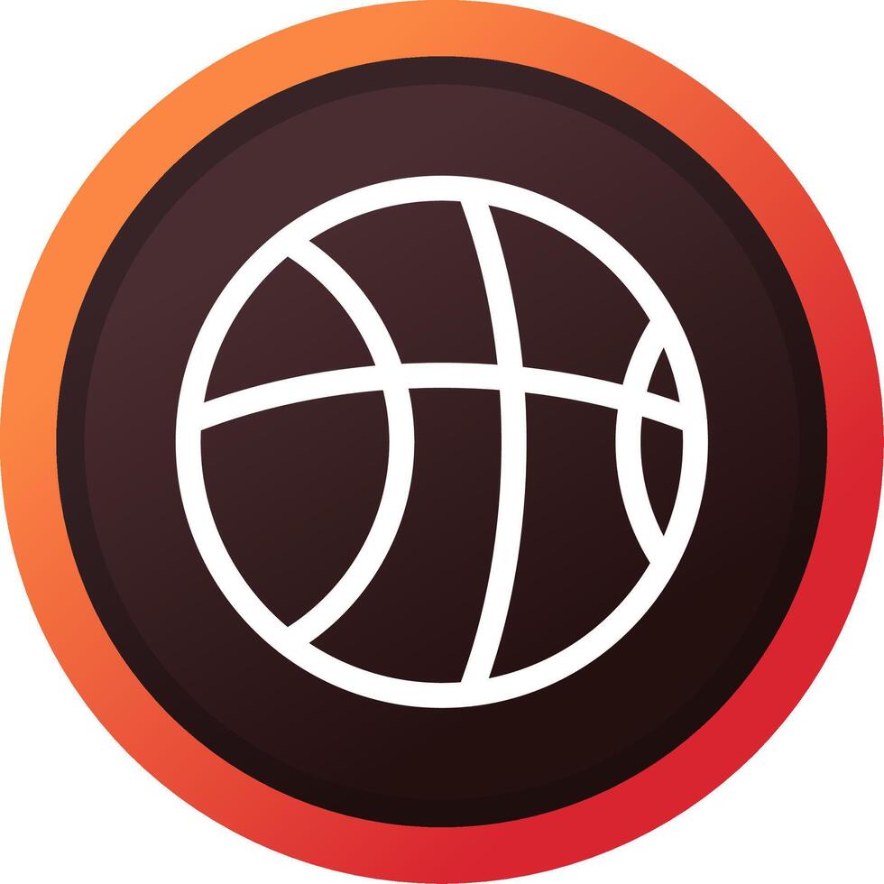 diseño de icono creativo de baloncesto vector