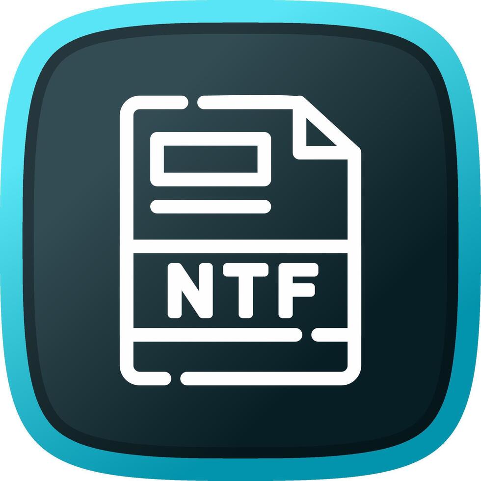 NTF Creative Icon Design vector