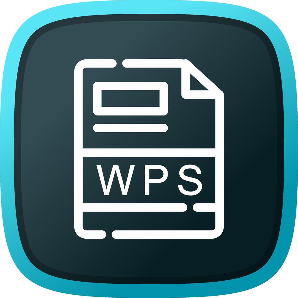 WPS Creative Icon Design vector