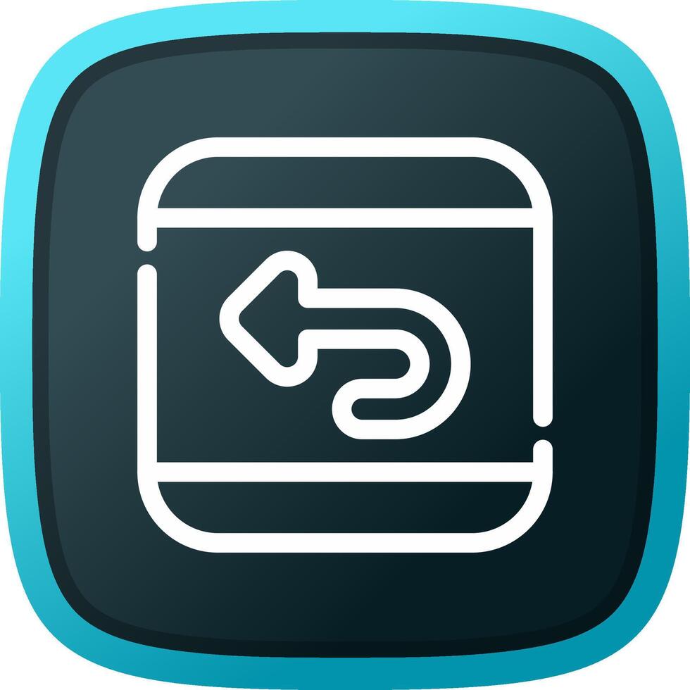 Undo Creative Icon Design vector