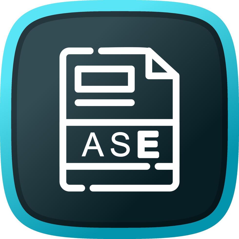 ASE Creative Icon Design vector