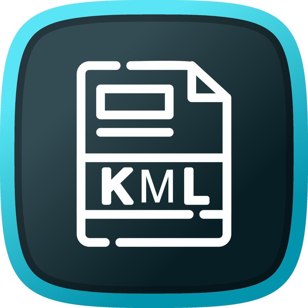 KML Creative Icon Design vector