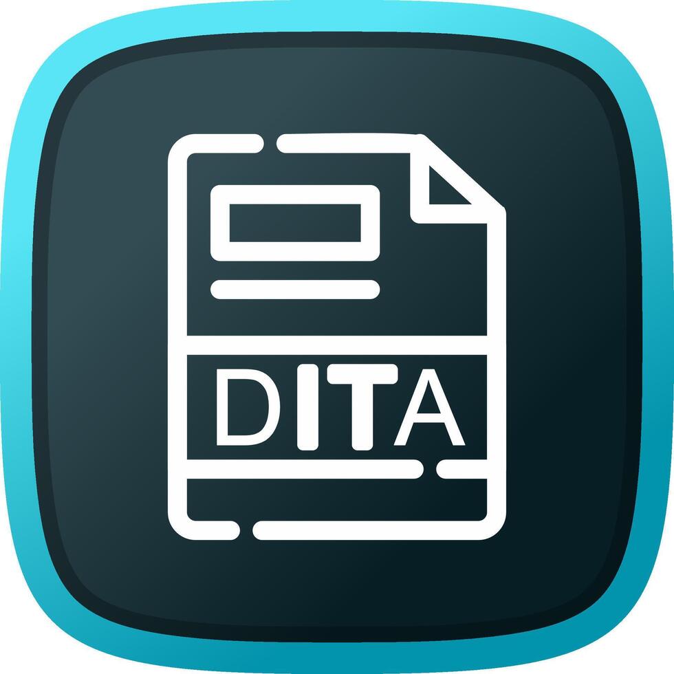 DITA Creative Icon Design vector