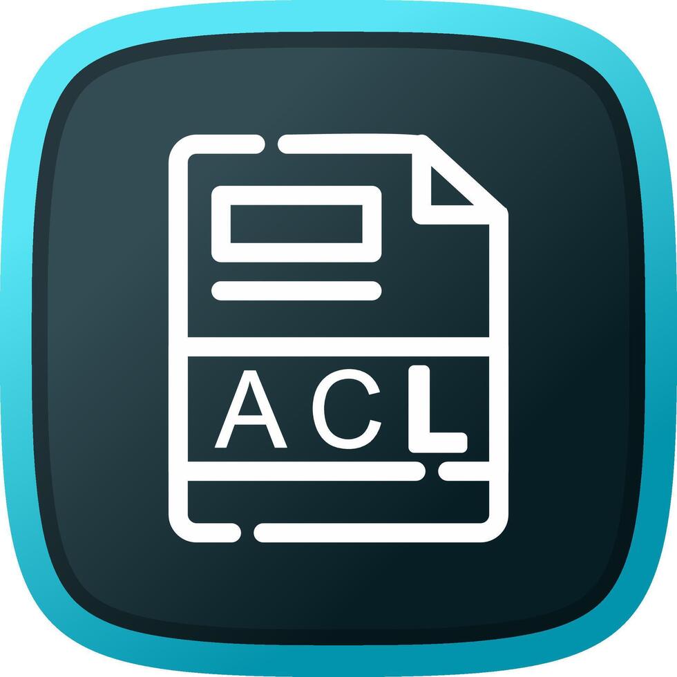 ACL Creative Icon Design vector