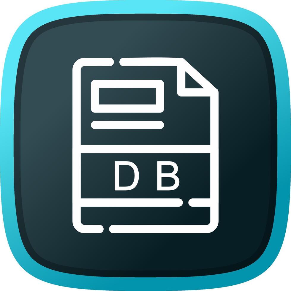 DB Creative Icon Design vector