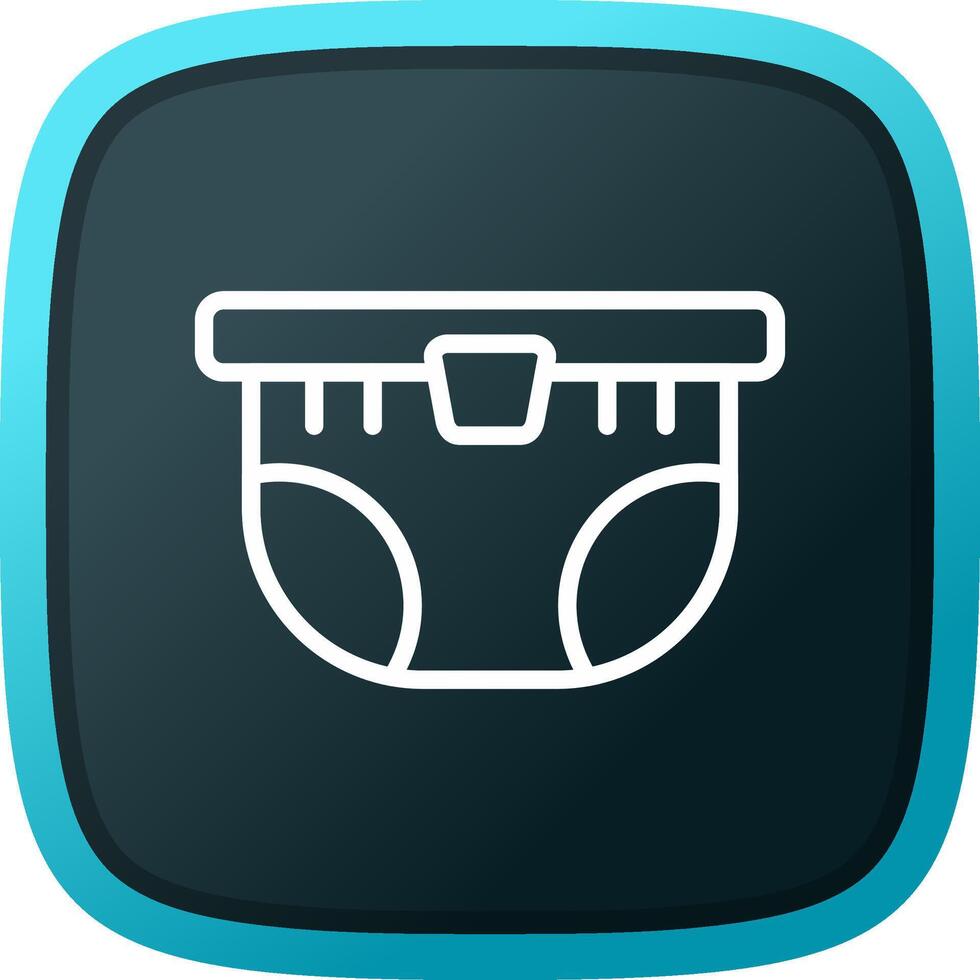 Diapers Creative Icon Design vector