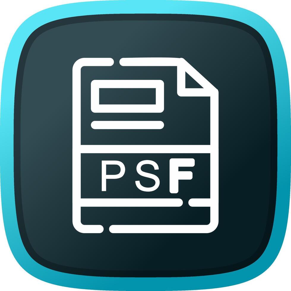 PSF Creative Icon Design vector