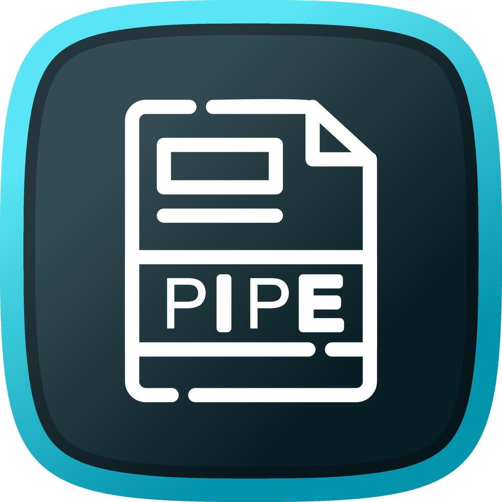 PIPE Creative Icon Design vector