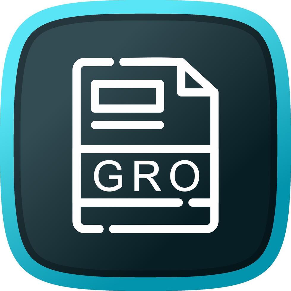 GRO Creative Icon Design vector