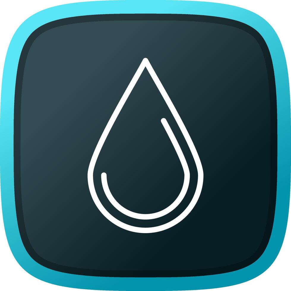 Water Drop Creative Icon Design vector