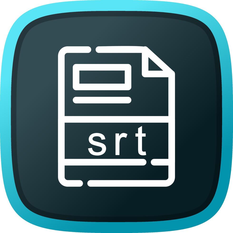 srt Creative Icon Design vector