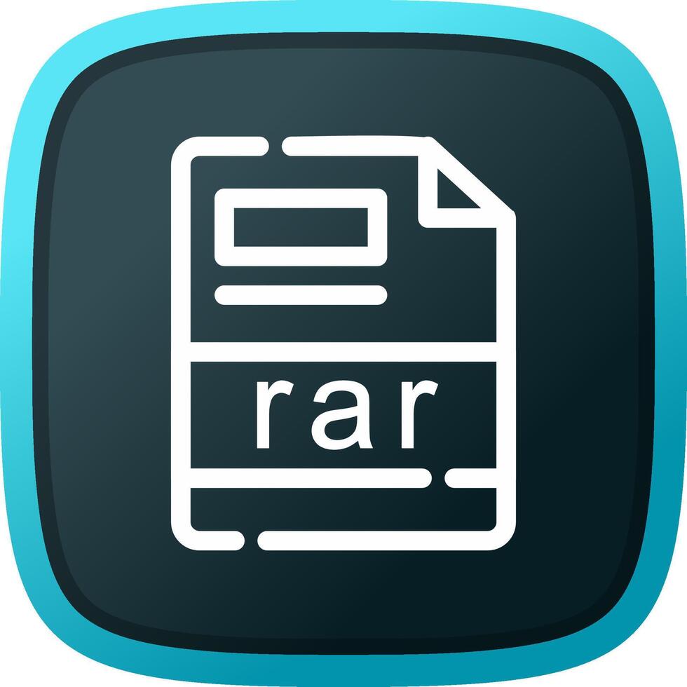 rar Creative Icon Design vector