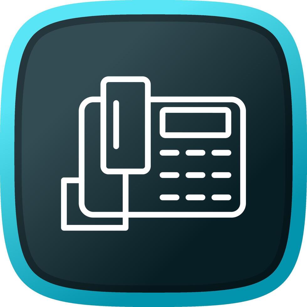 Telephone Creative Icon Design vector