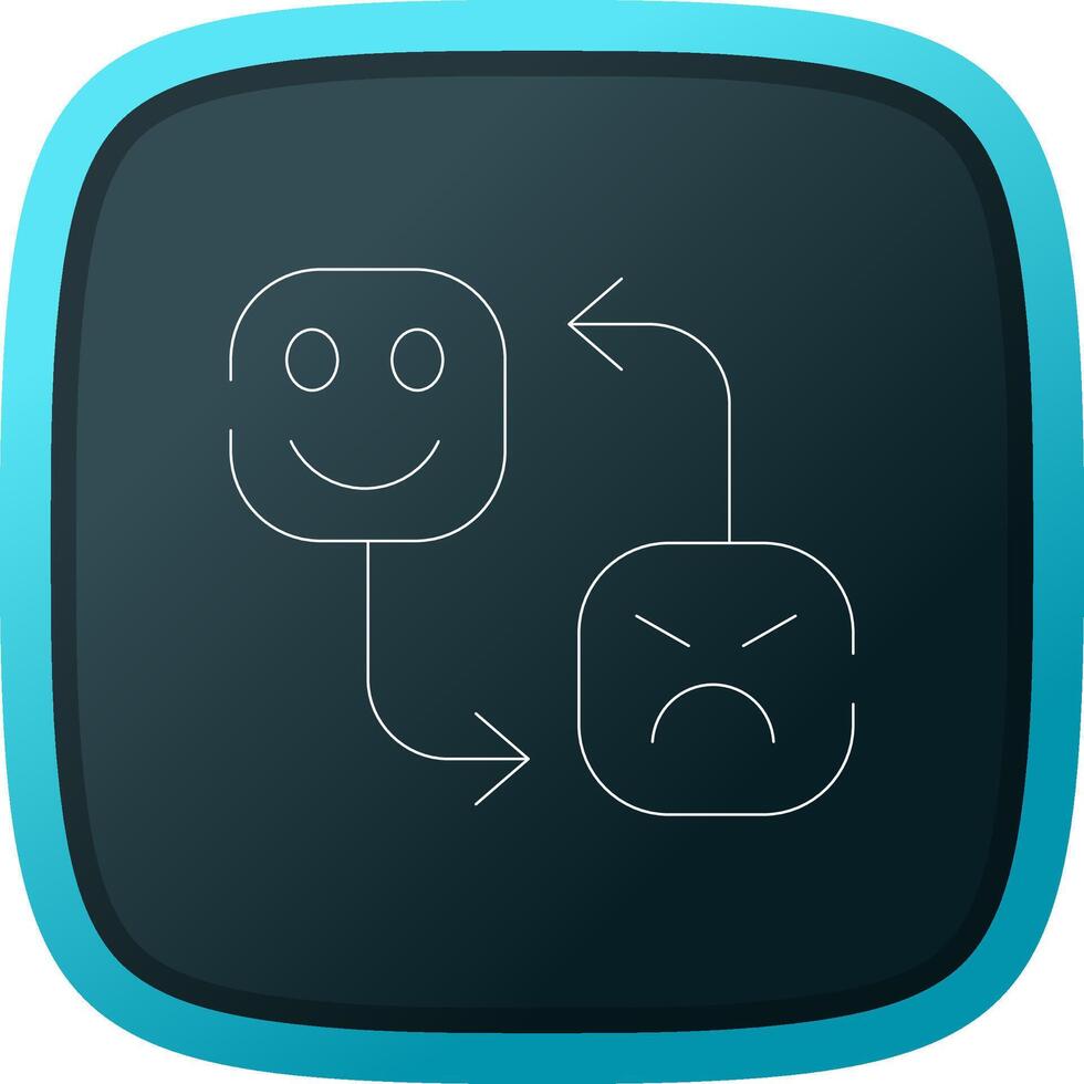 Mood Swing Creative Icon Design vector