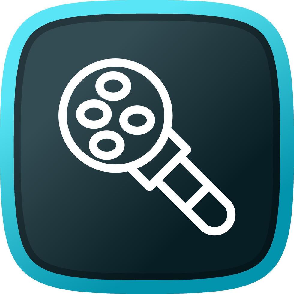 Magnifying Glass Creative Icon Design vector