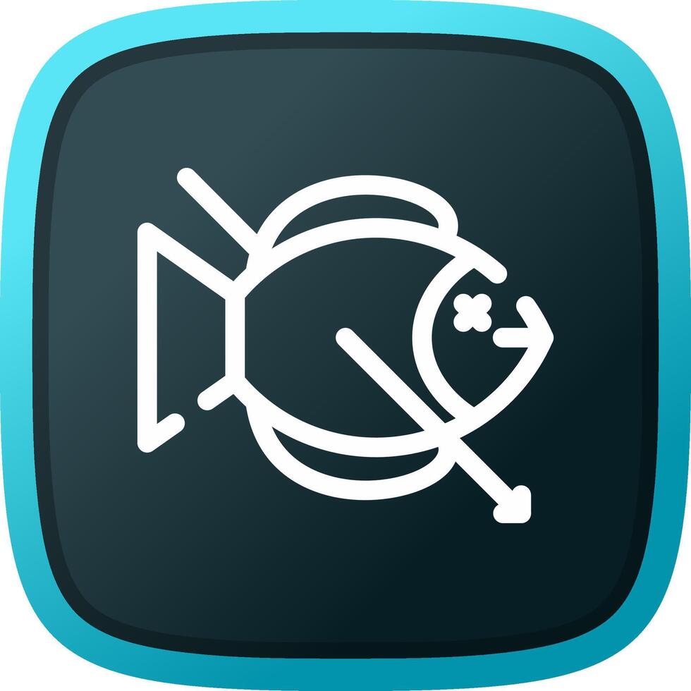 Spearfishing Creative Icon Design vector