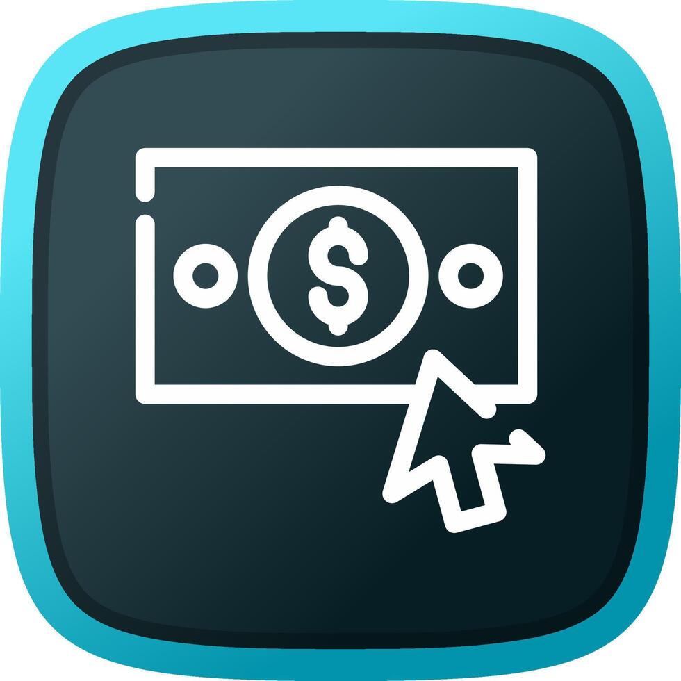 Pay Per Click Creative Icon Design vector