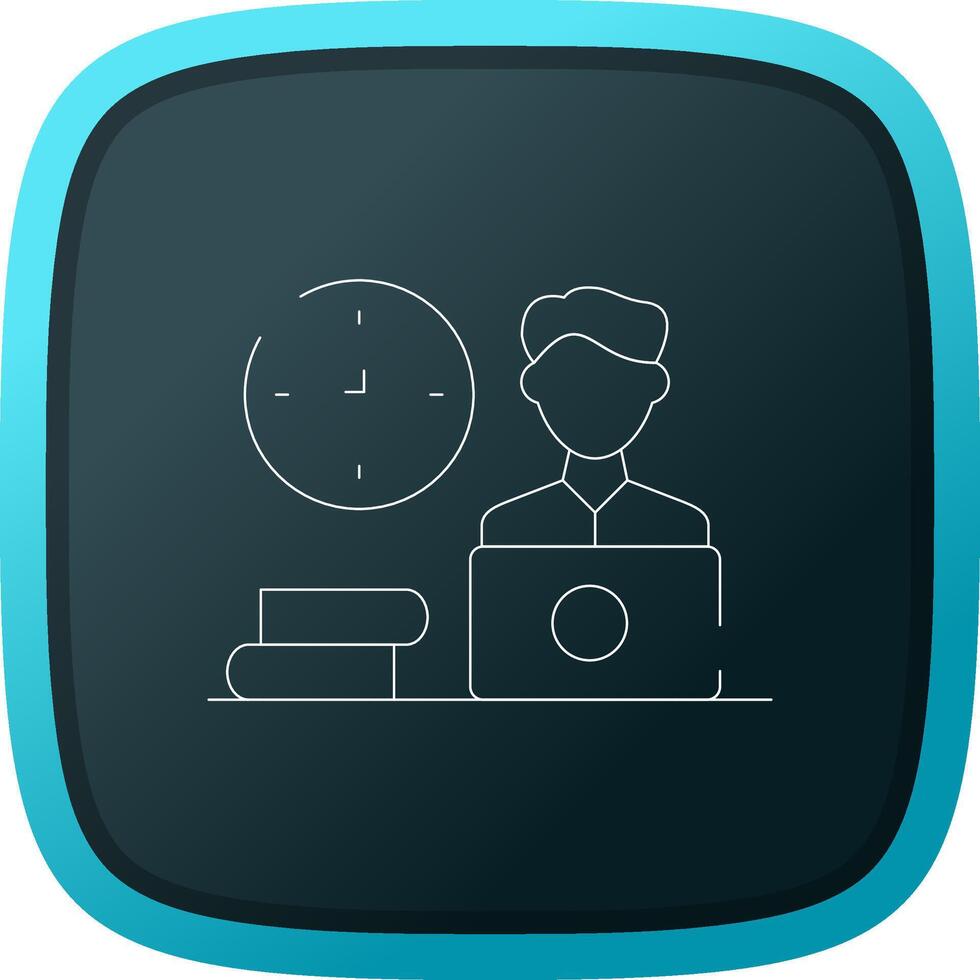 Work Habits Creative Icon Design vector