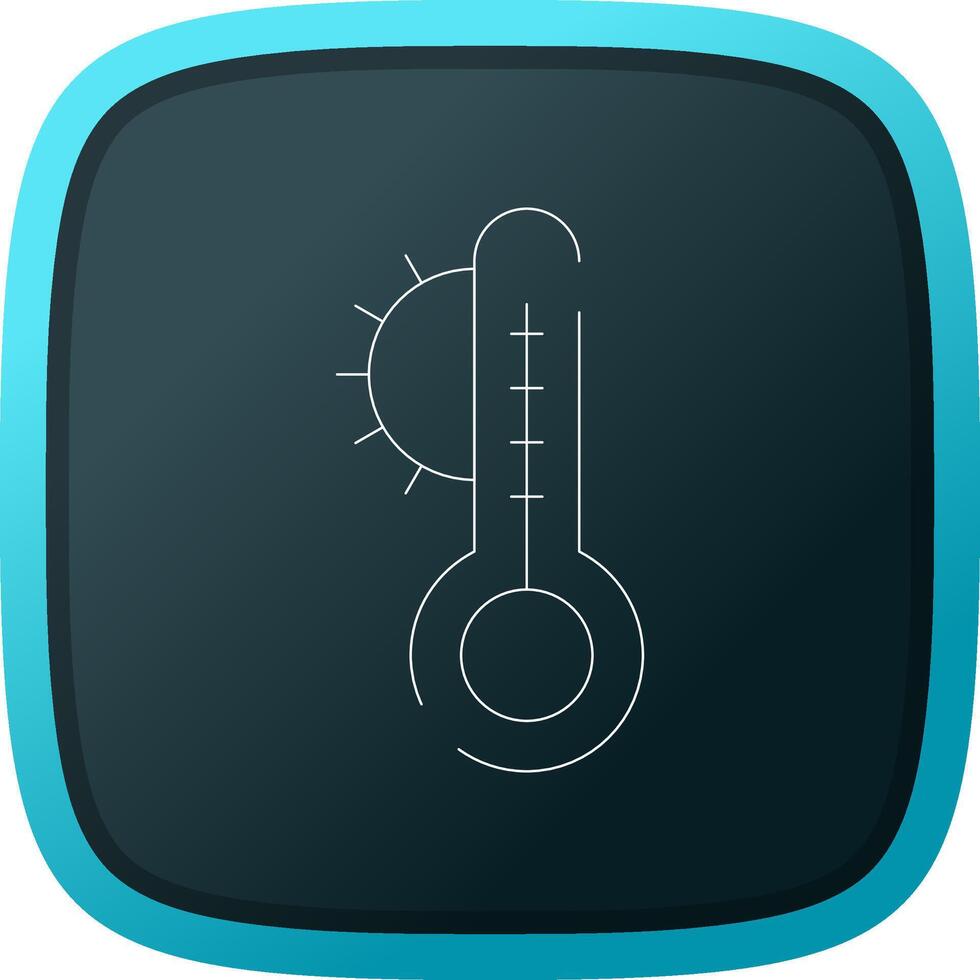 diseño de icono creativo de temperatura vector