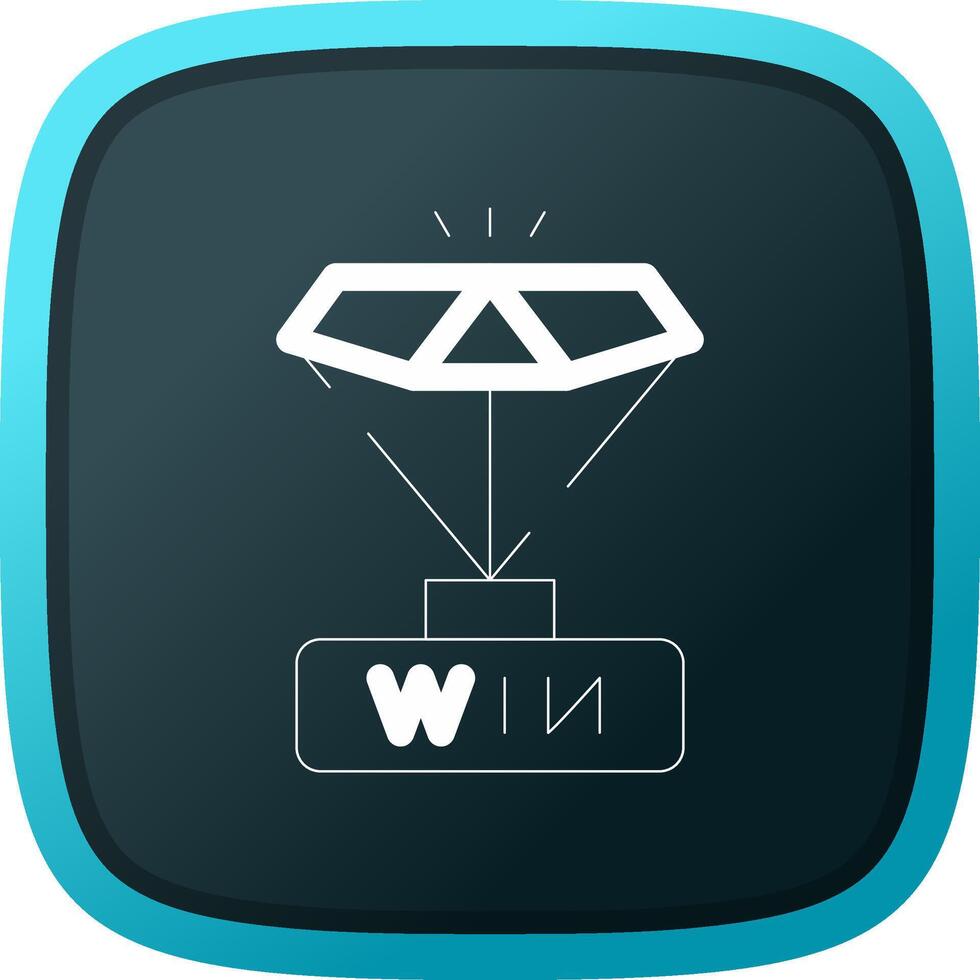 Winner Creative Icon Design vector