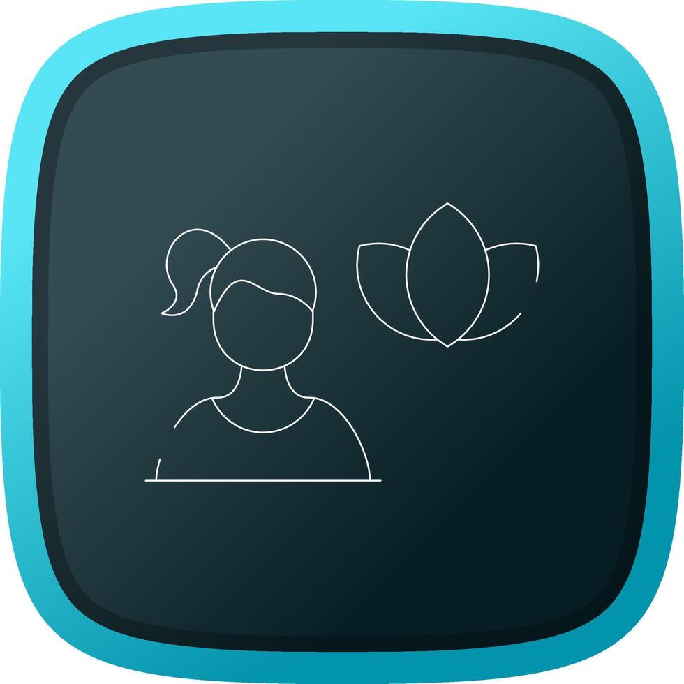 Meditation Creative Icon Design vector