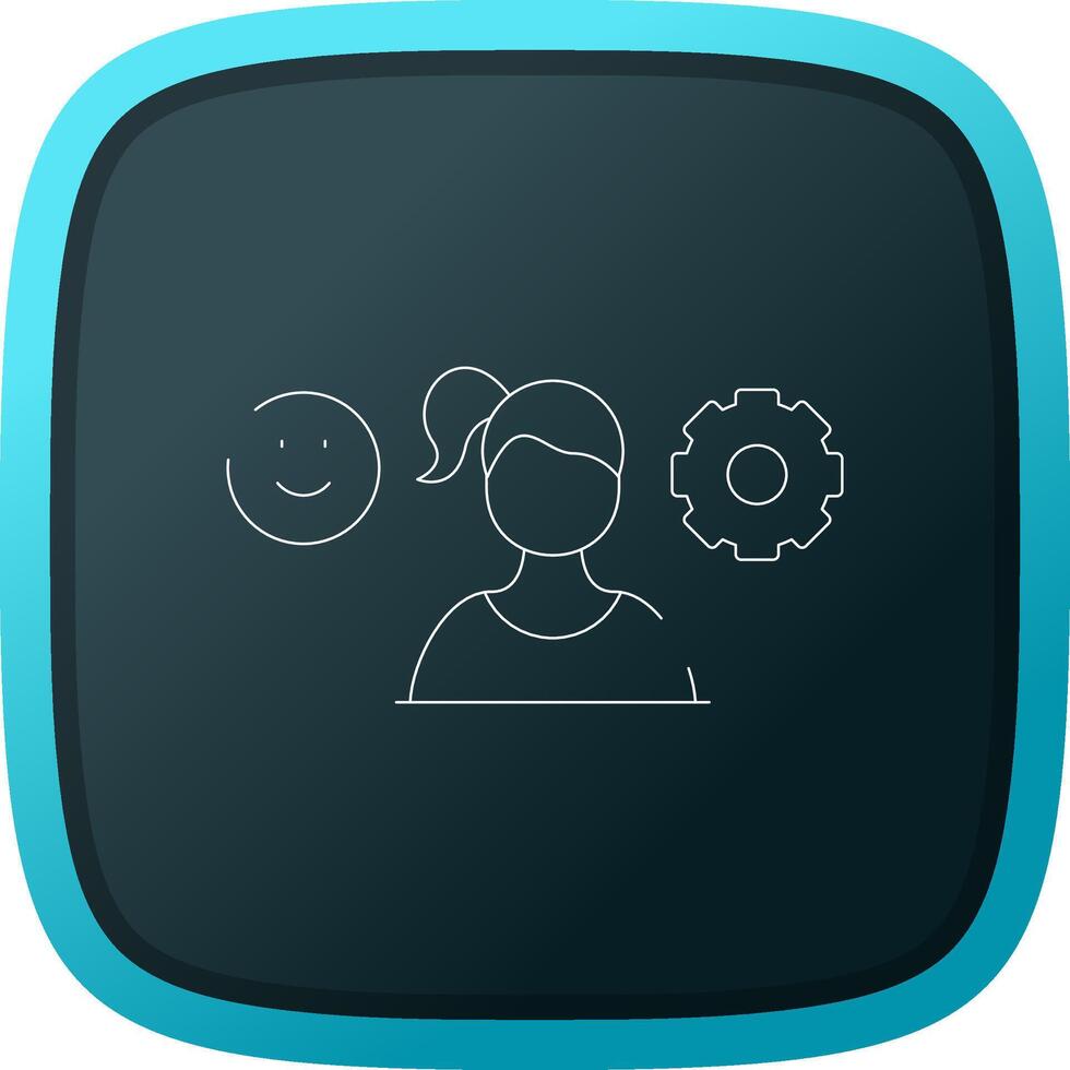 Managing Emotions Creative Icon Design vector