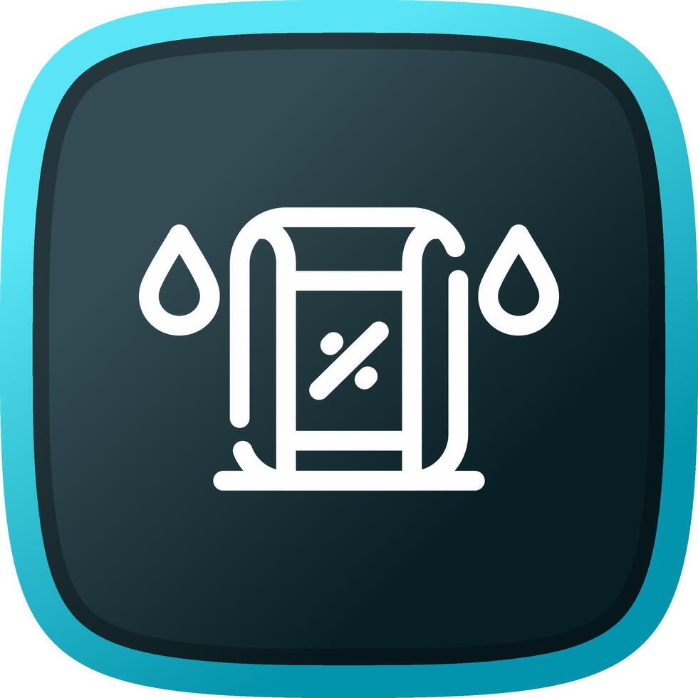 Humidity Sensor Creative Icon Design vector