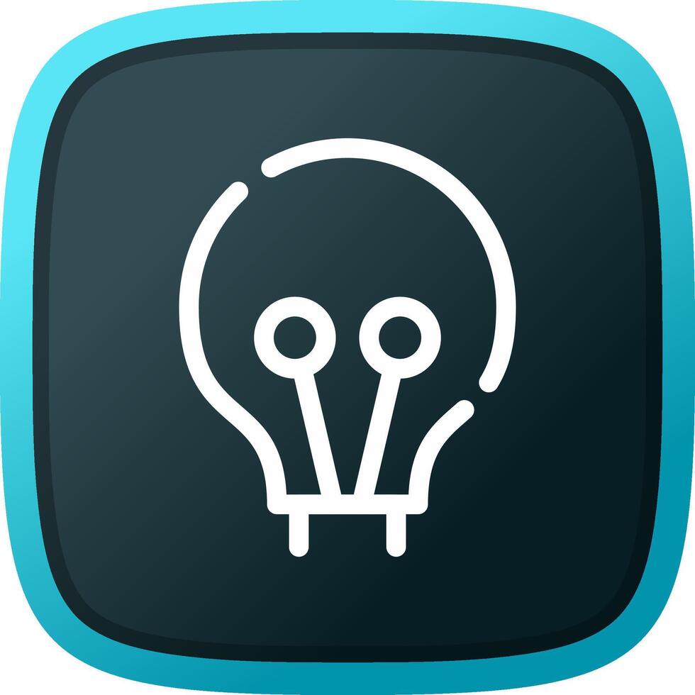 Light Bulb Creative Icon Design vector